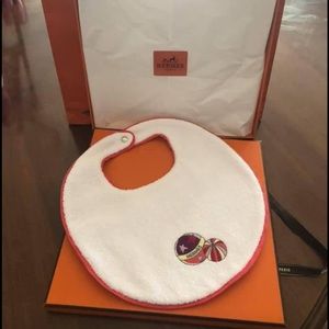NIB Hermès baby bib